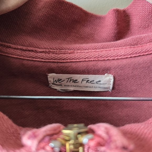 Free People Kitty Boxy Pullover Faded Rust - Picture 9 of 9